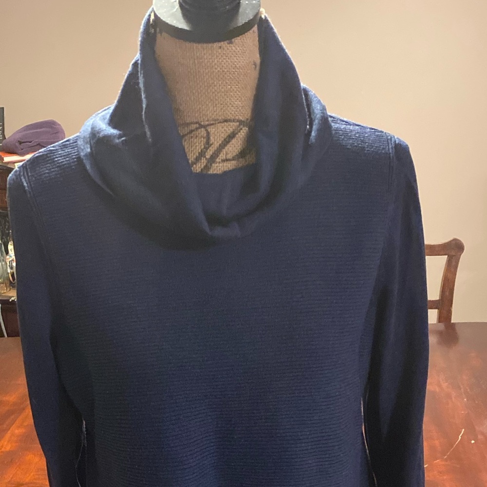 cowl neck top 3/4 length sleeve  ***3 for $23**